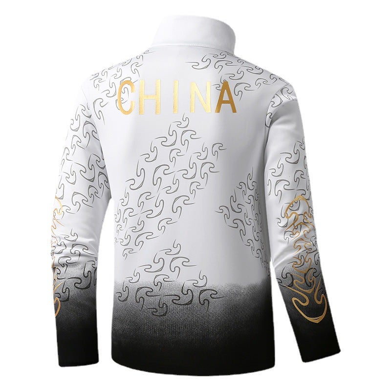 Training Clothing Parent-Child Sportswear Martial Arts Coach Men'S And Women'S Children'S Printed Jacket Coat Printing - Image 5